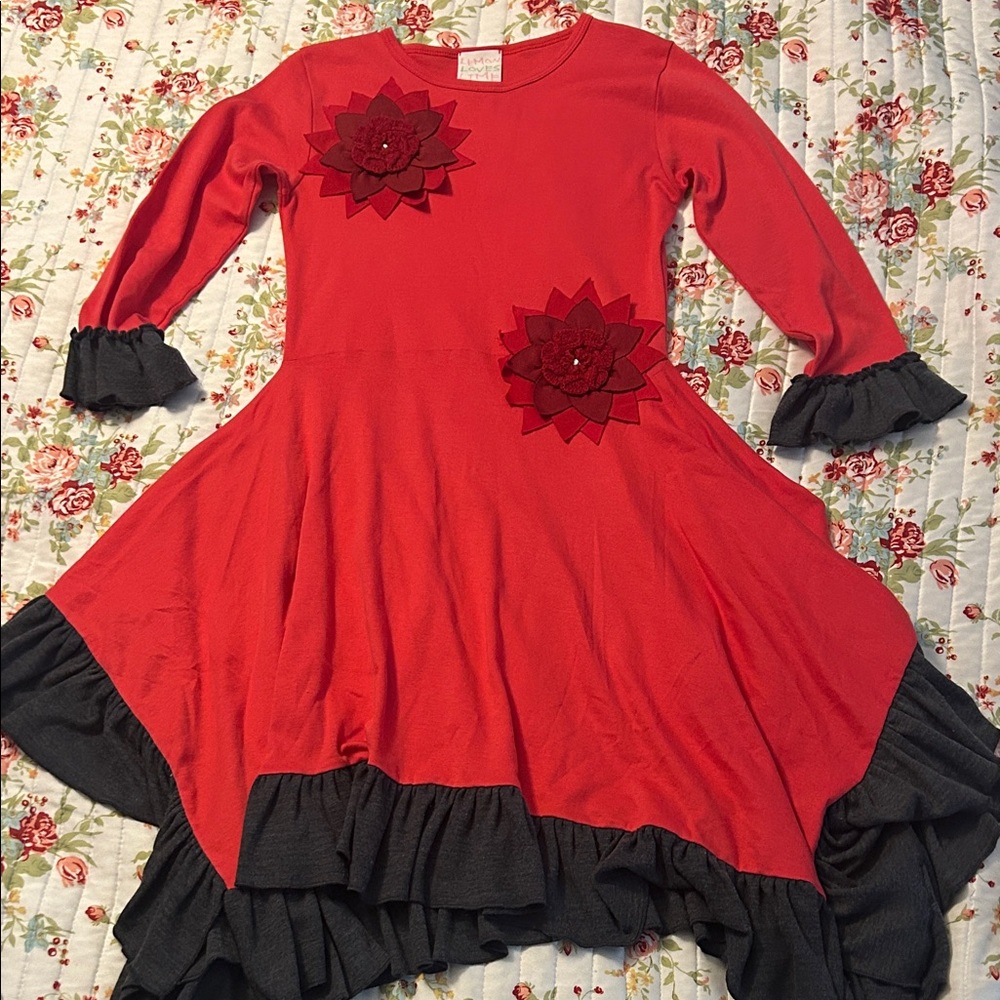 Lemon Loves Lime Dress Girls Size 10